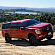 16-14065 EXP Truck Topper, Powdercoated Black Aluminum