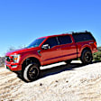 16-14065 EXP Truck Topper, Powdercoated Black Aluminum