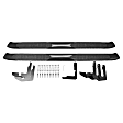 21-53255 Pro Traxx 5 Series Nerf Bars Powdercoated Black, Cab Length - Set of 2