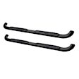 21-1335 Platinum series oval Nerf Bars Powdercoated Black, Cab Length - Set of 2