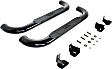 21-1405 Platinum series oval Nerf Bars Powdercoated Black, Cab Length - Set of 2