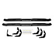 21-23525 Pro Traxx 4 Series Nerf Bars Powdercoated Black, Cab Length - Set of 2