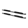 21-23550 Pro Traxx 4 Series, Polished Stainless Steel 4in. Oval Nerf Bars