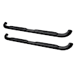 21-2355 Platinum series oval Nerf Bars Powdercoated Black, Cab Length - Set of 2