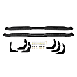 21-23835 Pro Traxx 4 Series Nerf Bars Powdercoated Black, Cab Length - Set of 2