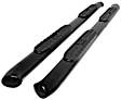 21-24155 Pro Traxx 4 Series Nerf Bars Powdercoated Black, Cab Length - Set of 2