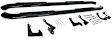 21-3255 Platinum series oval Nerf Bars Powdercoated Black, Cab Length - Set of 2