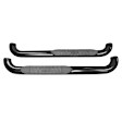 21-3925 Platinum Series Nerf Bars Powdercoated Black, Cab Length - Set of 2