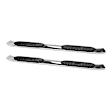 21-54080 Pro Traxx 5 Series, Polished Stainless Steel 5in. Oval Nerf Bars