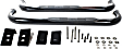 23-0505 E-Series Nerf Bars Powdercoated Black, Cab Length - Set of 2