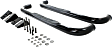 23-0505 E-Series Nerf Bars Powdercoated Black, Cab Length - Set of 2