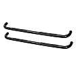 23-1315 E-Series Nerf Bars Powdercoated Black, Cab Length - Set of 2