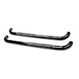 23-1405 E-Series Nerf Bars Powdercoated Black, Cab Length - Set of 2