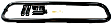 23-1685 E-Series Nerf Bars Powdercoated Black, Cab Length - Set of 2