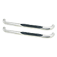 23-2110 E-Series, Polished Stainless Steel 3in. Round Nerf Bars