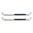 23-2110 E-Series, Polished Stainless Steel 3in. Round Nerf Bars