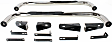 23-2320 E-Series, Polished Stainless Steel 3in. Round Nerf Bars