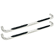 23-2900 E-Series, Polished Stainless Steel 3in. Round Nerf Bars