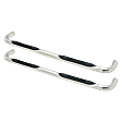 23-2900 E-Series, Polished Stainless Steel 3in. Round Nerf Bars