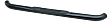23-3315 E-Series Nerf Bars Powdercoated Black, Cab Length - Set of 2, Fits 2-Door Models Only