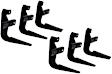 27-2195 Running Board Mounting Kit - Steel, Direct Fit, Kit