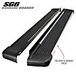 27-64720 Running Boards, Black, Aluminum, Mounting Kit Required, Crew Cab Pickup/Extended Cab Pickup/Extended Crew Cab Pickup/Sport Utility, SG6 Series