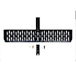 27-70015 Grate Series, Powdercoated Textured Black Steel 2in. Hitch Step