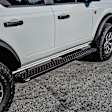 27-74725 Running Boards, Powdercoated Textured Black, Steel, Mounting Kit Required, Crew Cab Pickup/Extended Cab Pickup/Extended Crew Cab Pickup/Sport Utility, 75 In., Grate Steps Series