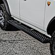 27-74725 Running Boards, Powdercoated Textured Black, Steel, Mounting Kit Required, Crew Cab Pickup/Extended Cab Pickup/Extended Crew Cab Pickup/Sport Utility, 75 In., Grate Steps Series