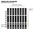 27-74725 Running Boards, Powdercoated Textured Black, Steel, Mounting Kit Required, Crew Cab Pickup/Extended Cab Pickup/Extended Crew Cab Pickup/Sport Utility, 75 In., Grate Steps Series