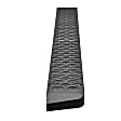 27-80015 Running Boards, Powdercoated Textured Black, Steel, 6.25 in. Step Surface Width, Bolt-On Installation, Includes Mounting Bracket, Grate Steps Series