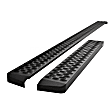 2013 GMC Savana 1500 - Grate Steps Series, Running Boards, Powdercoated Textured Black, Non-Powered, Steel, Set of 2