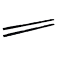 28-534575 R5 M-Series Nerf Bars Powdercoated Textured Black, Wheel to wheel - Set of 2