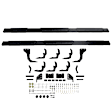 28-534695 R5 M-Series Nerf Bars Powdercoated Textured Black, Wheel to wheel - Set of 2