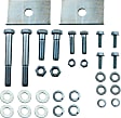 30-1055 Light Bar Mounting Kit - Powdercoated Black, Direct Fit, Kit