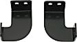 30-1105 Light Bar Mounting Kit - Powdercoated Black, Direct Fit, Kit