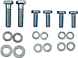 30-1135 Light Bar Mounting Kit - Powdercoated Black, Direct Fit, Kit