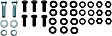 30-1145 Light Bar Mounting Kit - Powdercoated Black, Direct Fit, Kit