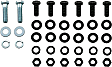 30-1145 Light Bar Mounting Kit - Powdercoated Black, Direct Fit, Kit