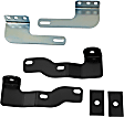 30-1165 Light Bar Mounting Kit - Powdercoated Black, Direct Fit, Kit