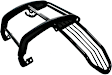 40-2215 Sportsman Series, Powdercoated Black Steel Grille Guard