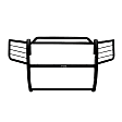 40-3835 Sportsman Series, Powdercoated Black Steel Grille Guard