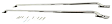 50-2070 Bed Rails - Polished, Stainless Steel, Direct Fit, Set of 2