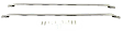 50-2070 Bed Rails - Polished, Stainless Steel, Direct Fit, Set of 2