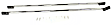 50-2070 Bed Rails - Polished, Stainless Steel, Direct Fit, Set of 2