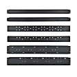 51-30005 Bed Rails - Powdercoated Textured Black, Steel, Direct Fit, Set of 6