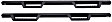 56-13255 HDX Drop Step Series Nerf Bars Powdercoated Textured Black, Cab Length - Set of 2