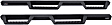 56-13295 HDX Drop Step Series Nerf Bars Powdercoated Textured Black, Cab Length - Set of 2