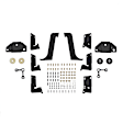 56-534015 HDX Drop Step Series Nerf Bars Powdercoated Textured Black, Wheel to wheel - Set of 2