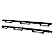 56-5341852 HDX Drop Step Series Nerf Bars Powdercoated Textured Black, Wheel to wheel - Set of 2